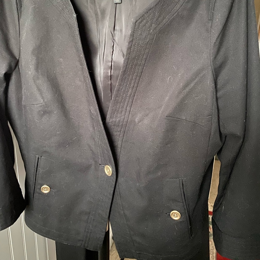 Talbots black blazer - Picture 7 of 8